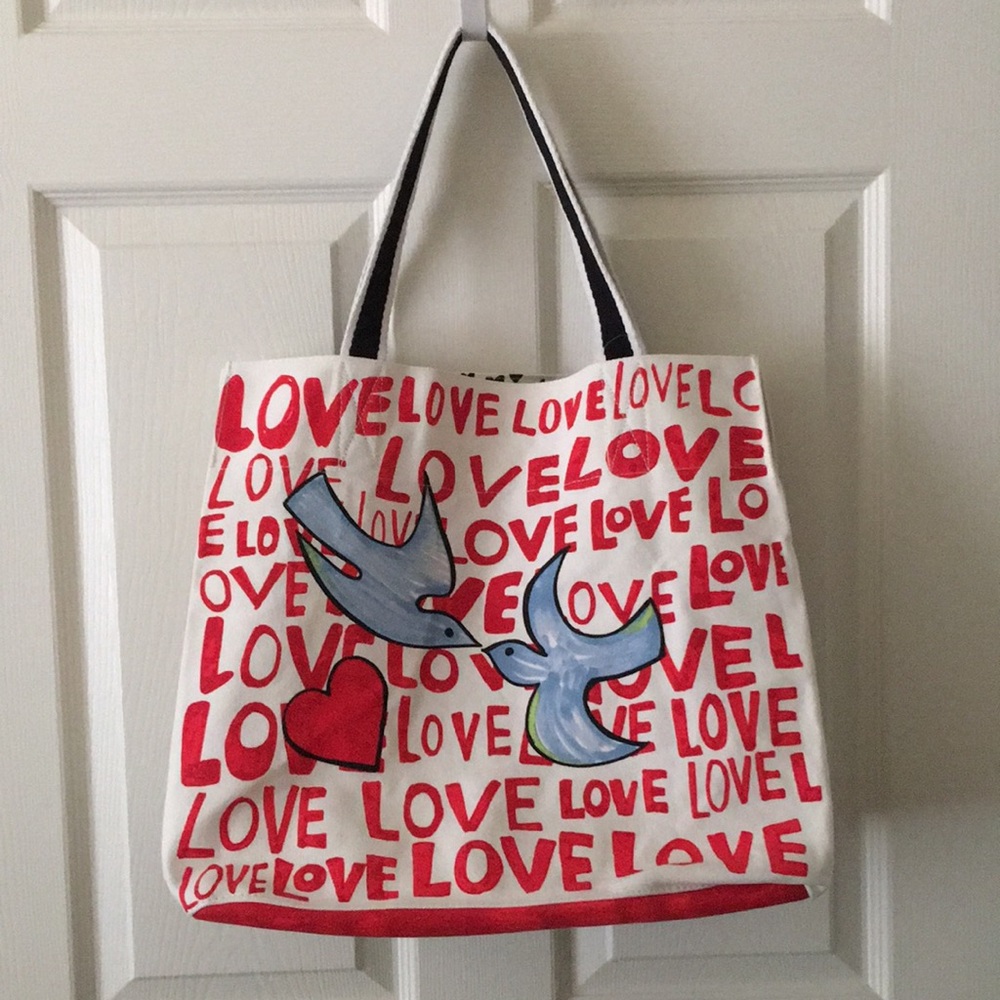 2016 Brighton Retired On The Wings of Doves Tote Designed by Tom Clancy NWT